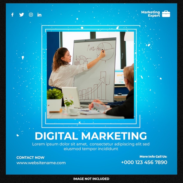 Social Media Templates for Digital Marketing Experts – Free Download