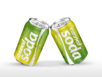 Soda Can Mockup for Energy Drinks – Free Download