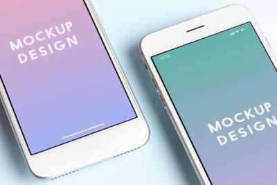 Premium Mobile Phone Screen Mockup Template – Free Download