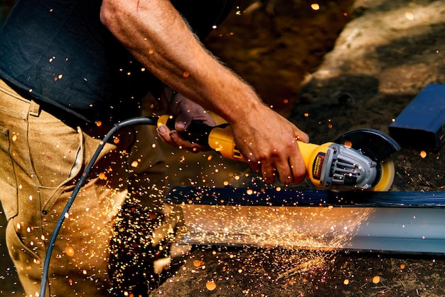 Craftsman Cutting Metal and Welding – Free Stock Photo, Download Free Stock Photo