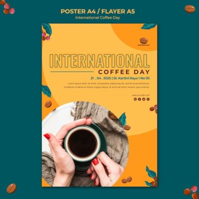 International Coffee Day Flyer Theme – Free to Download