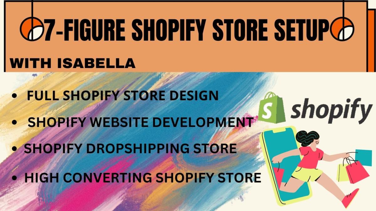 I Will Design Your Dropshipping Store, Build a Shopify Website, and Redesign Your Shopify Store