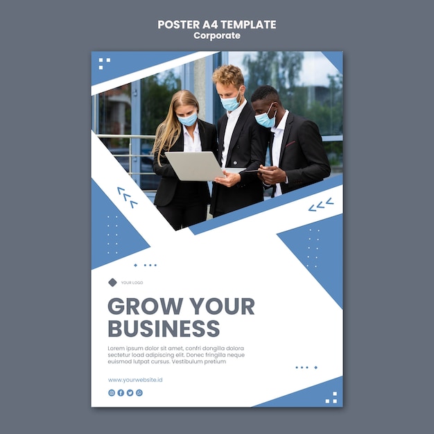 Professional Business Vertical Poster – Free Download