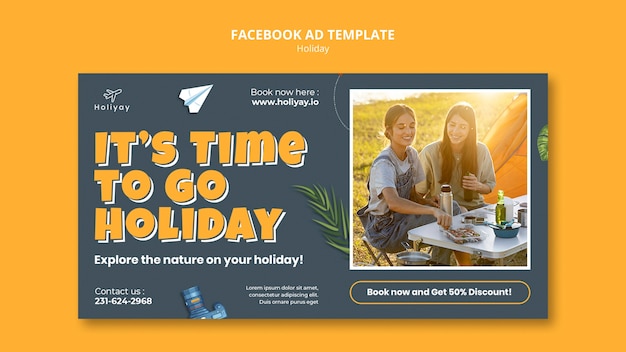 Holiday Fun Facebook Template – Free Download