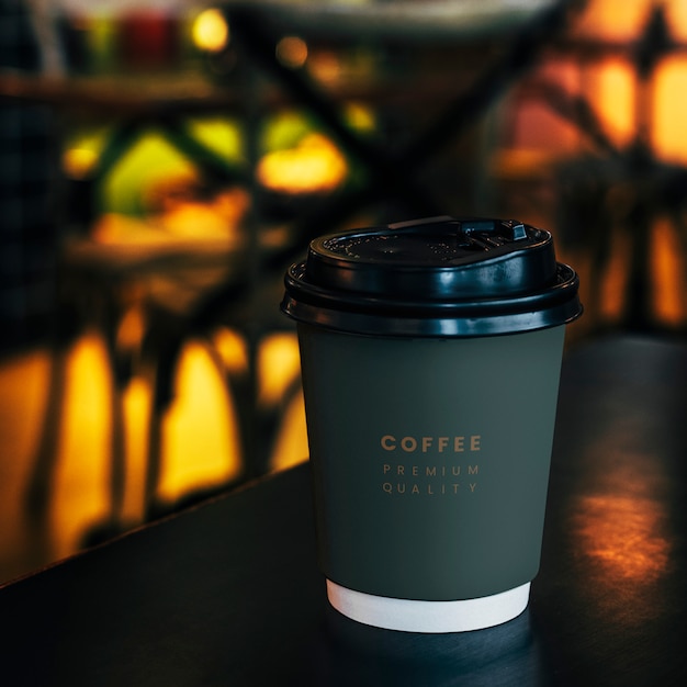 Disposable Coffee Paper Cup Mockup Design – Free Download