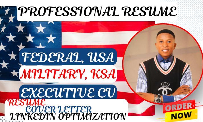 I Will Craft Your Federal Government Resume, KSA Response & USA Jobs Applications for Military Veterans