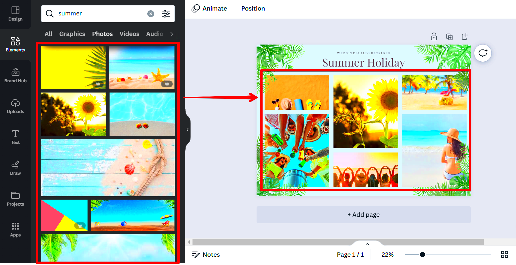 How Do I Add Multiple Photos to Canva WebsiteBuilderInsidercom