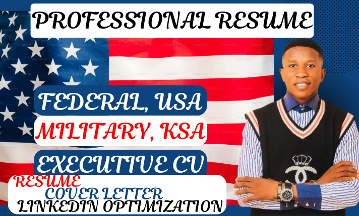 I Will Deliver ATS Federal Resume Writing Service and KSAs Response for USAJOBS