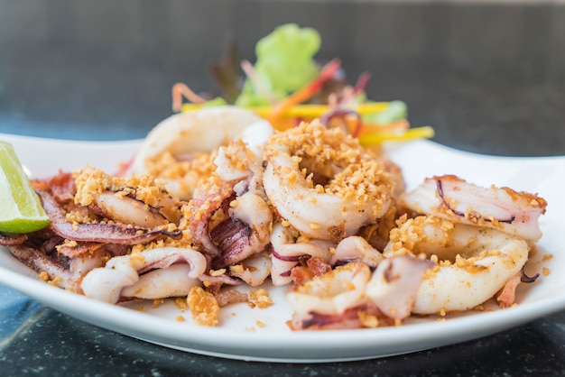 Delicious Fried Squid with Garlic – Free Download