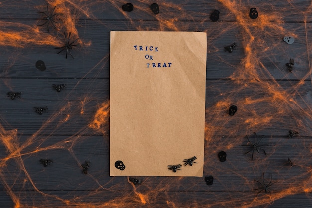 Gossamer Effects and Spooky Spiders on Craft Paper – Free to Download