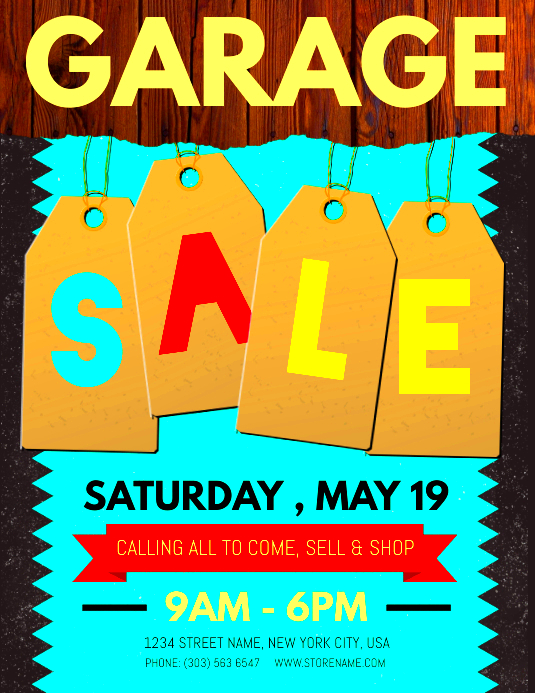 Customize 970 Garage Sale Templates PosterMyWall