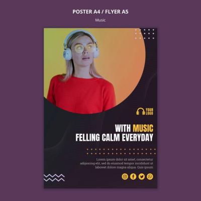 Music Event Flyer Design – Free Download