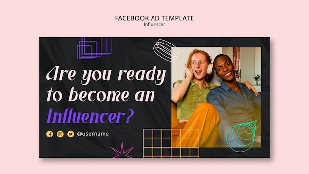 Social Media Promo Template for Influencers – Free Download