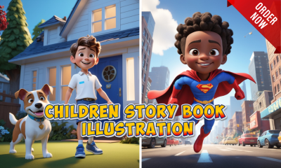 I Will Create Whimsical Illustrations for Children’s Storybooks
