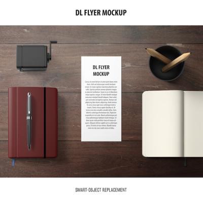 DL Flyer Mockup for Stunning Presentations – Free Download