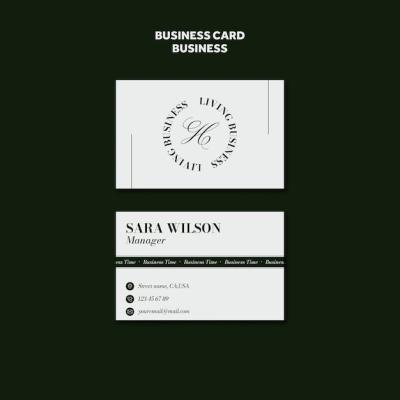 Flat Design Business Template – Free Download