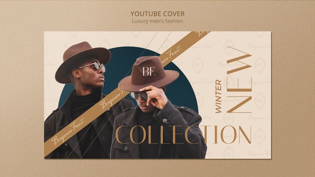 Luxury Men’s Fashion YouTube Cover – Free Download Free Stock Photo