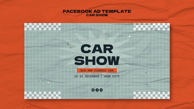 Car Show Facebook Template – Free to Download