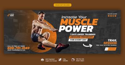 Gym and Fitness Web Banner Template – Free Stock Photo for Download