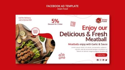 Asian Food Template Design – Free Download for Your Projects