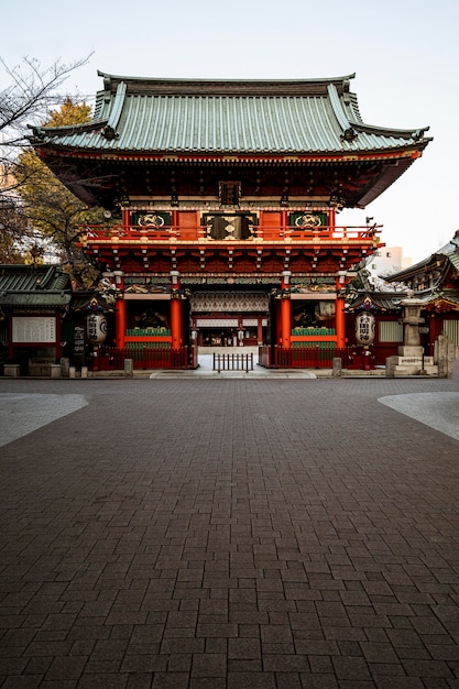 Majestic Traditional Japanese Wooden Temple – Free Download