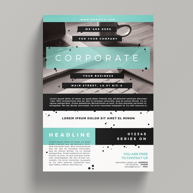 Professional Corporate Flyer Template – Free Download