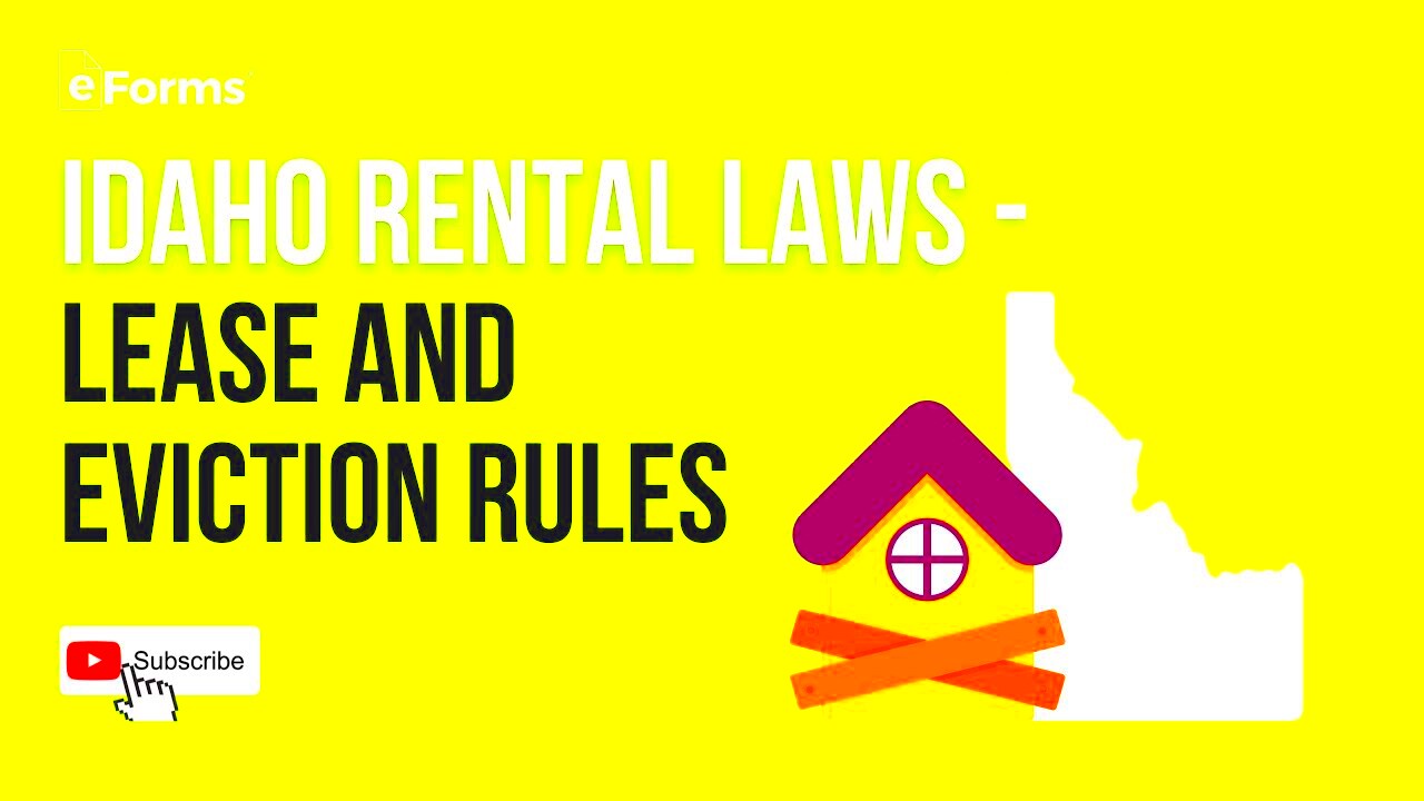 Idaho Rental Laws Lease and Eviction Rules YouTube