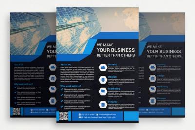 Black Business Brochure – Free Download, Download Free Stock Photo