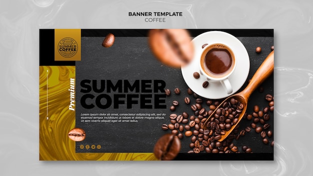 Coffee Shop Template Banner – Free Download, Download Free Stock Photo