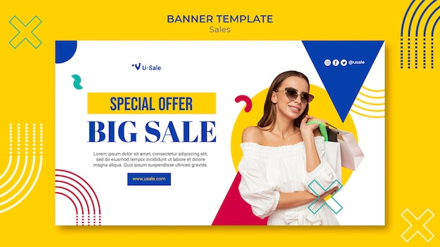 Fashion Super Sale Banner Template – Free to Download, Free Stock Photo