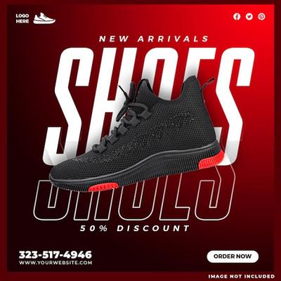 New Arrivals Collection Shoes Social Media Template – Free Download