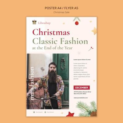 Christmas Sale Flyer Template – Free Download