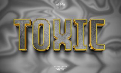 Toxic 3D Editable Text Effect – Free to Download