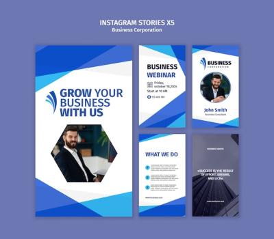 Business Corporation Template Design – Free Download