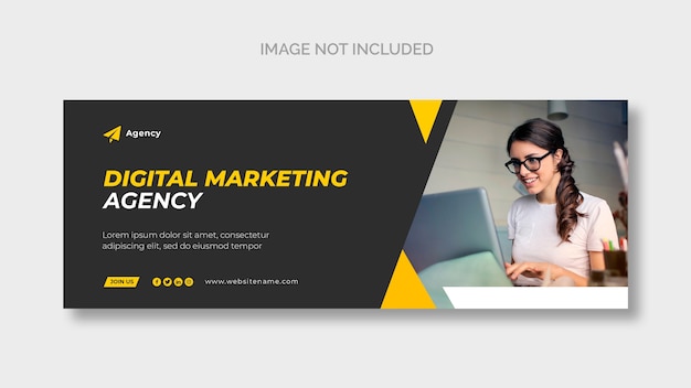 Corporate Facebook Cover Template for Digital Marketing – Free Download