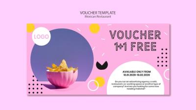 Mexican Restaurant Voucher Template – Free to Download