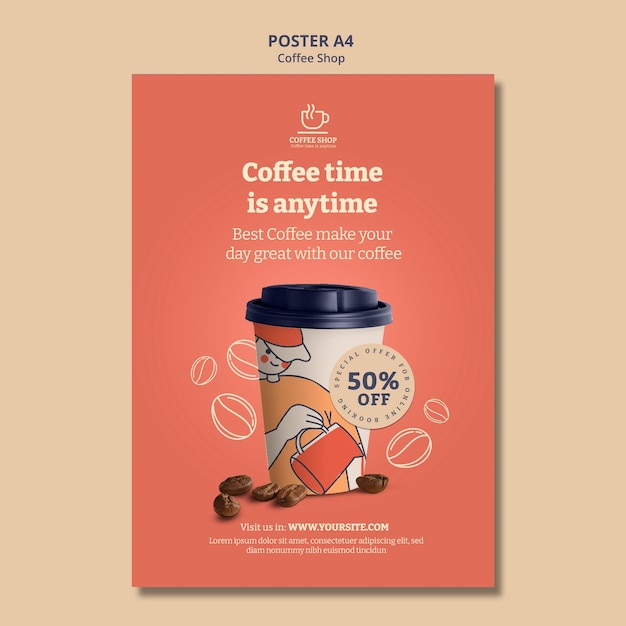 Coffee Shop Template Design – Free Download