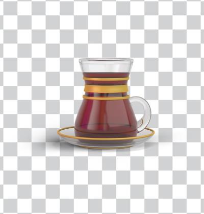 Eid Tea Cup Right Side – Free Download Stock Photo