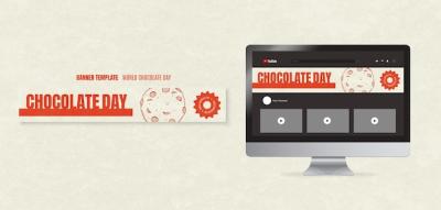 World Chocolate Day Celebration YouTube Banner – Free to Download