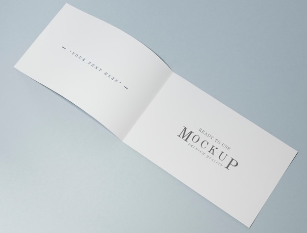 Foldable Card or Brochure Mockup – Free Download