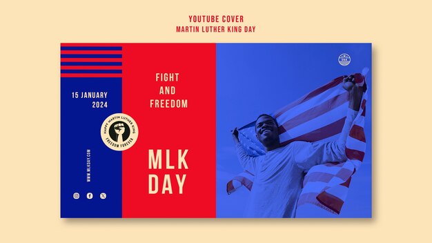 Martin Luther King Day Template Design – Free to Download