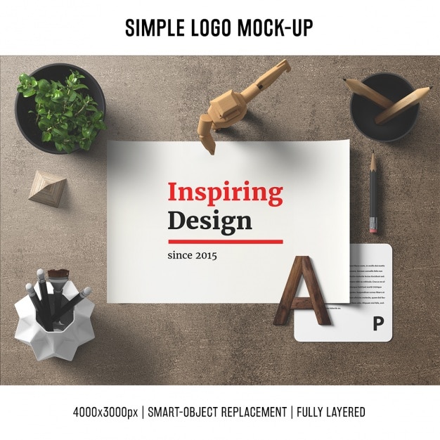 Desk Mockup Template – Free to Download