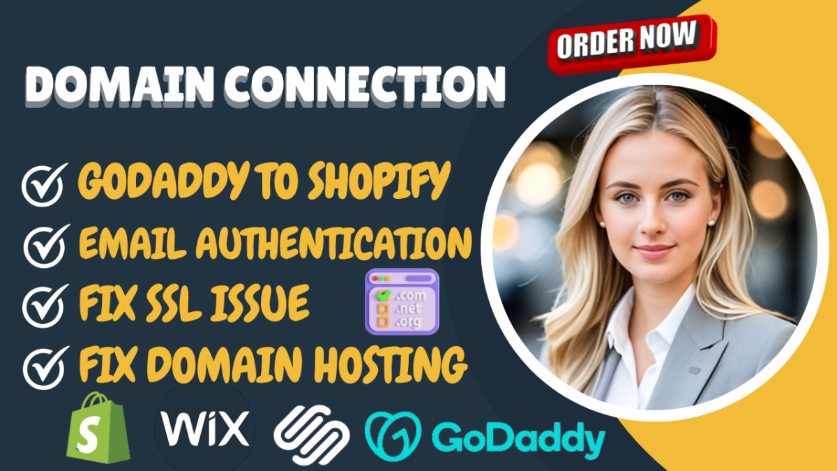 I Will Connect, Transfer, and Manage Your Domain to Shopify, Wix, Email, or Fix SSL Issues