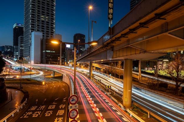 Japan Night Time Urban Landscape – Free to Download Stock Photo