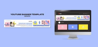 Flat Design Graphic Template for Creative Projects – Free Download