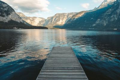 Pier at a Lake in Hallstatt, Austria – Free Stock Photo for Download