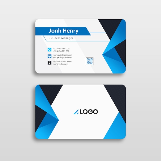 Professional Business Card Design Template – Free Download