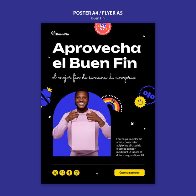 Buen Fin Template Design – Free Download