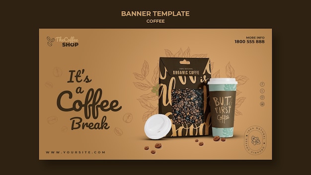 Coffee Shop Banner Template – Free Download for Stunning Promotions