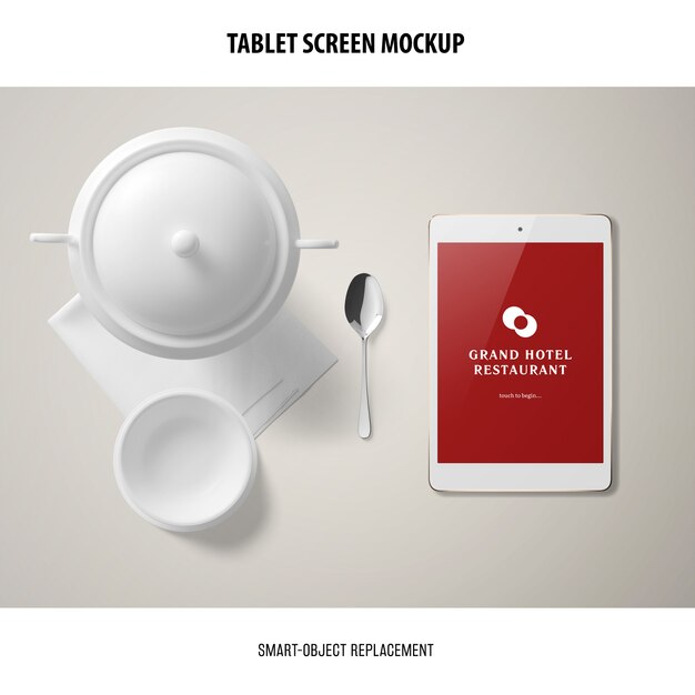 Tablet Screen Mockup: Download Free Stock Photo